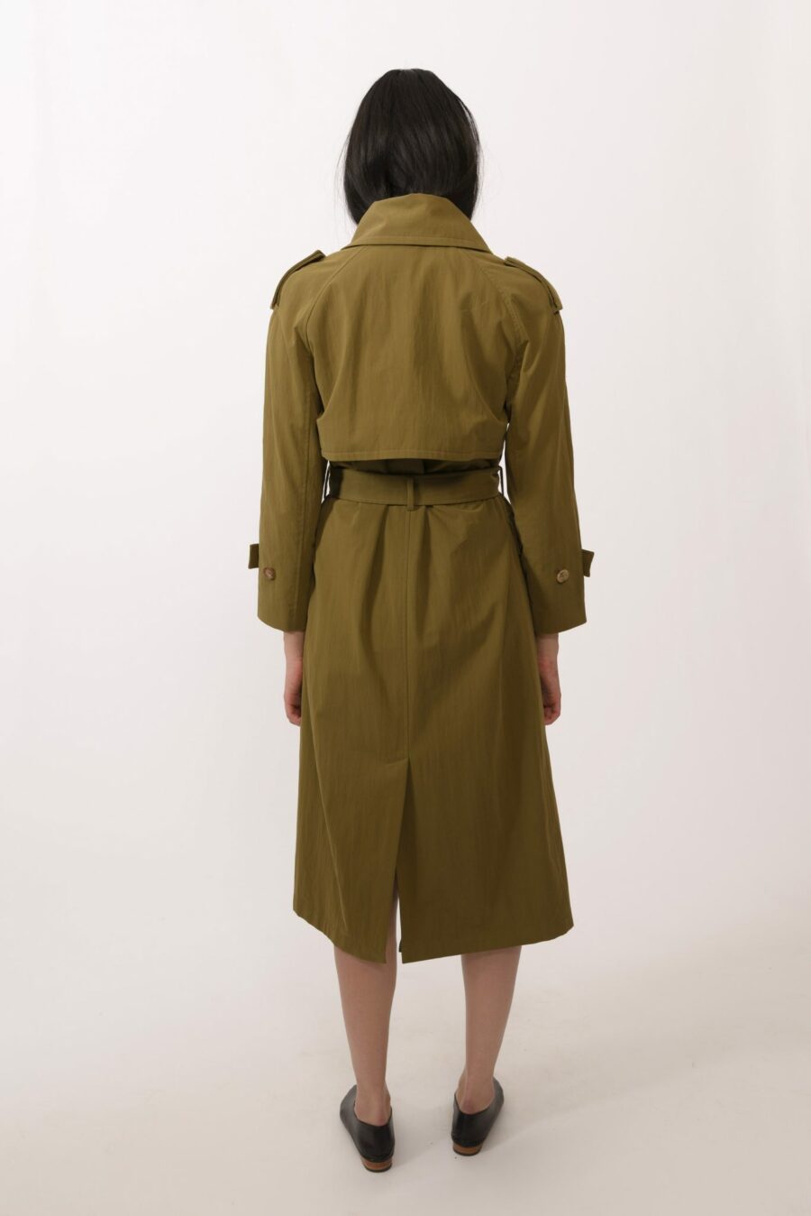 Sonora Trench Coat Savannah Green - Image 4