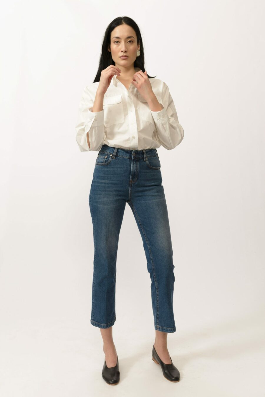 Vittangi Cropped Jeans Air Blue - Image 4