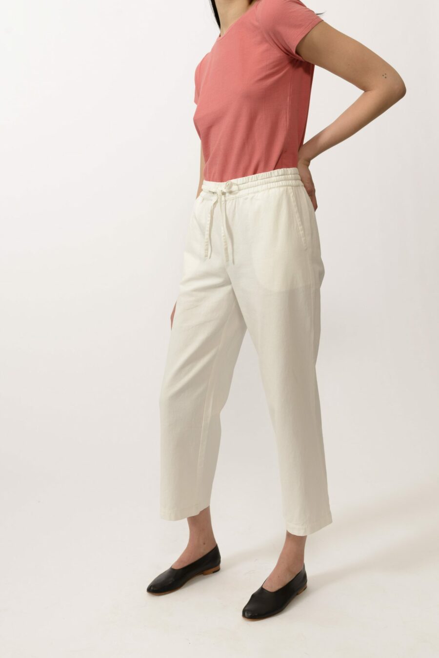 Jane Drawstring Pant Tofu - Image 4